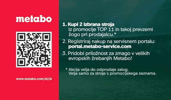 Metabo šampionska akcija pri Fridru